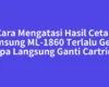 Cara Mengatasi Hasil Cetak Samsung ML-1860 Terlalu Gelap tanpa Langsung Ganti Cartridge