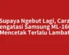 Supaya Ngebut Lagi, Cara Mengatasi Samsung ML-1665 Mencetak Terlalu Lambat