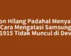 Ikon Hilang Padahal Menyala, Cara Mengatasi Samsung ML-1915 Tidak Muncul di Devices