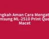 Langkah Aman Cara Mengatasi Samsung ML-2510 Print Queue Macet